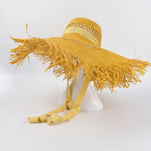 Load image into Gallery viewer, Sea Breeze Raffia Hat
