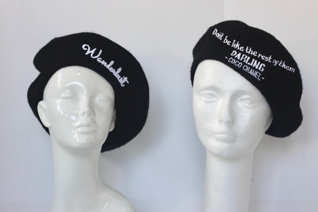 Personalized Beret Hat