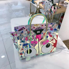 Load image into Gallery viewer, PVC Holographic Birkin Bag
