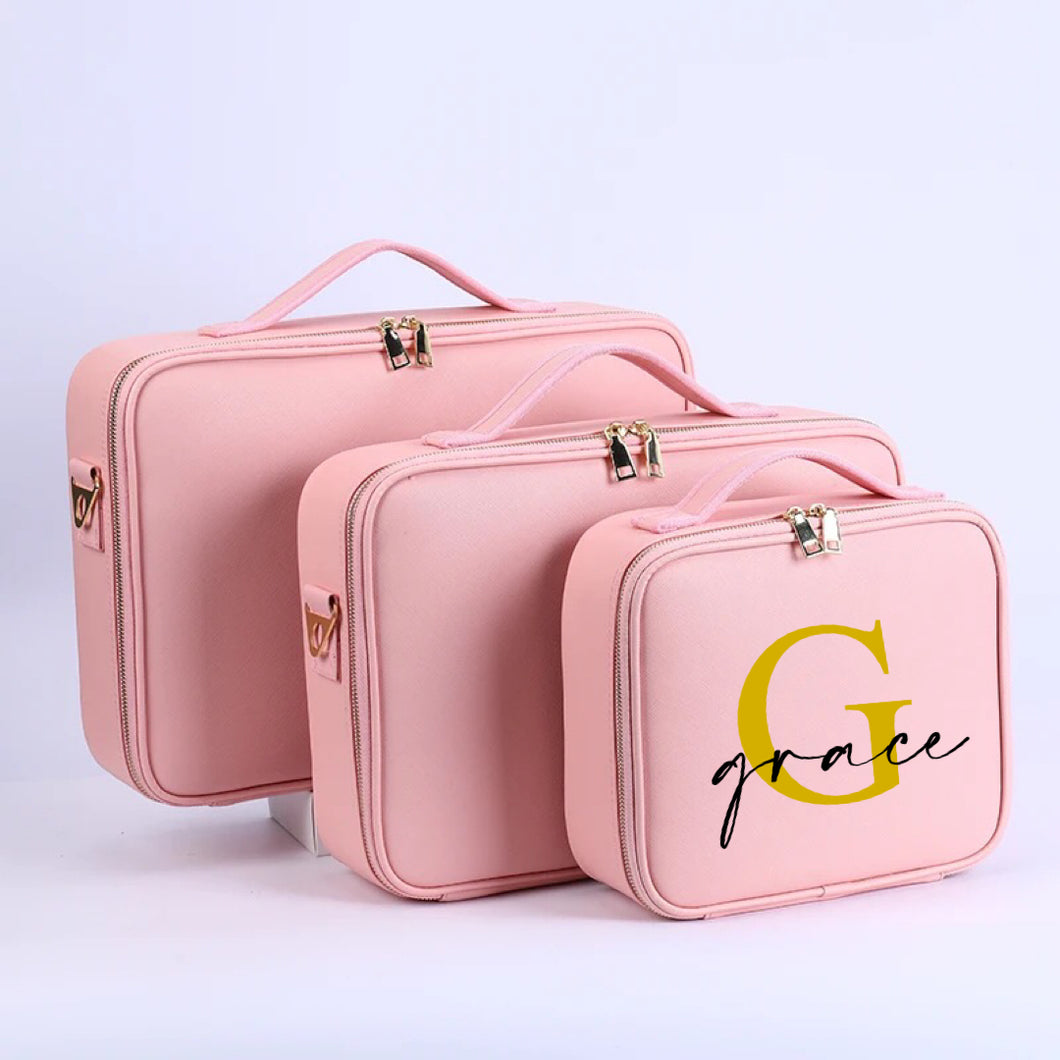 Personalized Cosmetic Bag Suitcase