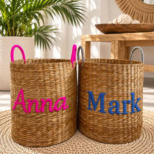 이미지를 갤러리 뷰어에 로드 , Personalized Seagrass Basket
