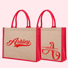 Load image into Gallery viewer, Personalized Jute Abaca Bag
