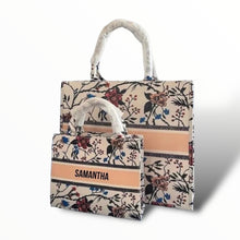 Load image into Gallery viewer, Printed Crossbody Book Tote - Limited Edition
