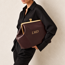 Load image into Gallery viewer, Muse Oversized Clutch - Custom Monogram
