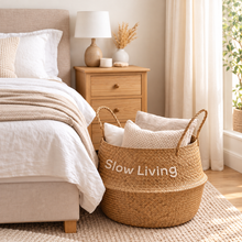 이미지를 갤러리 뷰어에 로드 , Personalized Woven Storage Basket
