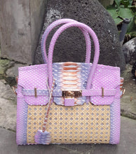 Load image into Gallery viewer, 25cm Solihiya Birkin with Snake Skin Leather
