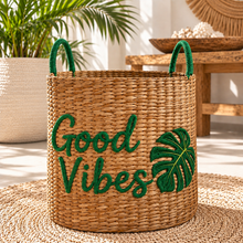 이미지를 갤러리 뷰어에 로드 , Personalized Seagrass Basket
