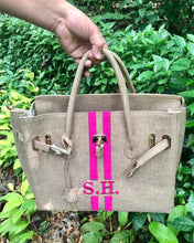 Load image into Gallery viewer, Canvas Birkin Stripe
