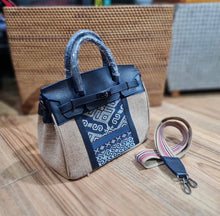 Load image into Gallery viewer, Jute Birkin Leather with Inabel
