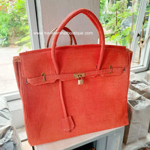 Load image into Gallery viewer, Colored Burlap Birkin
