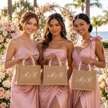 Load image into Gallery viewer, Mini Embroidery Handle Tote Bag
