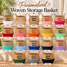 이미지를 갤러리 뷰어에 로드 , Personalized Woven Storage Basket

