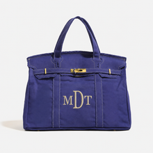 Cargar imagen en el visor de la galería, Boatkin - Two Tone Canvas Bag
