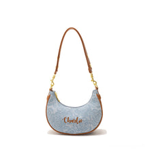 Charger l&#39;image dans la galerie, Canvas Half Moon Bag
