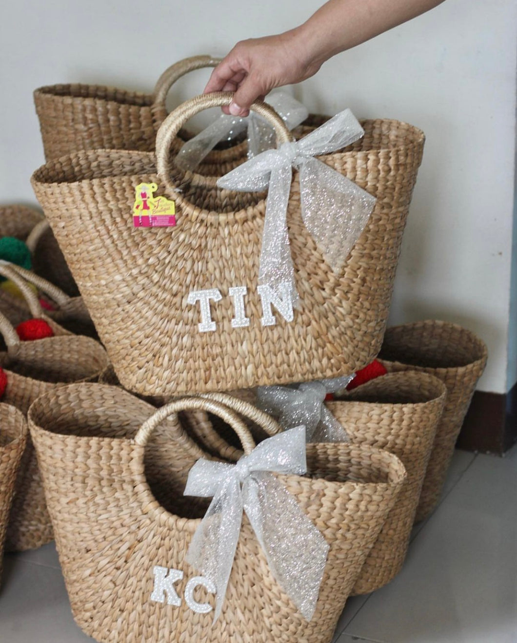 Personalized Woven Basket