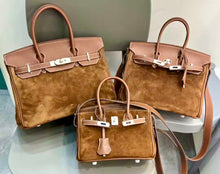 Cargar imagen en el visor de la galería, Birkin Suede Handbag
