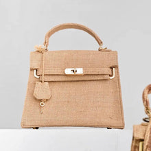 Load image into Gallery viewer, Burlap Kelly Bag
