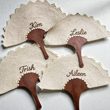 Cargar imagen en el visor de la galería, Wooden Hand Fan
