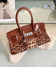 Carica l&#39;immagine nel visualizzatore di Gallery, 30cm Leopard Birkin Horizontal Bag
