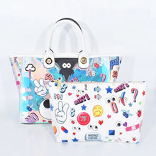 Load image into Gallery viewer, Eye Theme Holographic Chain Tote
