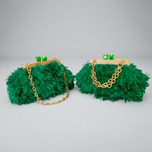 Load image into Gallery viewer, Raffia Chain Clutch Bag
