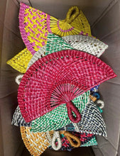 Load image into Gallery viewer, Colorful Woven Fan
