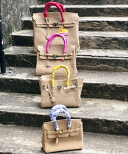 Afbeelding in Gallery-weergave laden, Birkin Style Jute Bag
