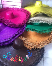 Load image into Gallery viewer, Oversized Fringe Hat - CUSTOMIZE ME
