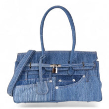 Cargar imagen en el visor de la galería, Denim Birkin Longer Handle - Limited Edition
