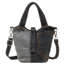 Cargar imagen en el visor de la galería, 20cm Denim Bucket Bag
