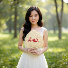 Carica l'immagine nel visualizzatore di Gallery, Boracay Palm Leaf Wedding Fans
