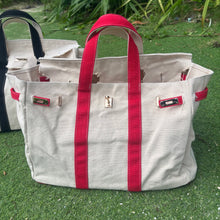 Load image into Gallery viewer, Two Tone Canvas Bag
