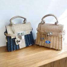 Afbeelding in Gallery-weergave laden, Kelly Rattan Jute Bag
