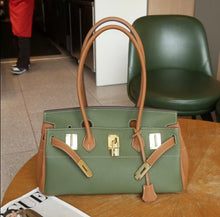 Load image into Gallery viewer, 40cm Birkin Inspired Shoulder Bag
