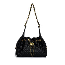 Load image into Gallery viewer, Diamond Grid Bucket Bag
