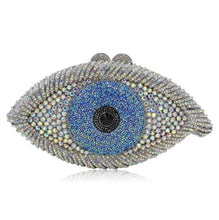 Load image into Gallery viewer, Evil Eye Evening Clutch
