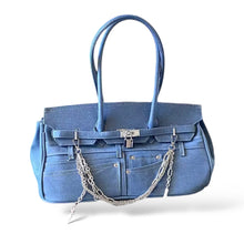 Cargar imagen en el visor de la galería, Denim Birkin Longer Handle - Limited Edition
