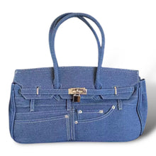 Cargar imagen en el visor de la galería, Denim Birkin Longer Handle - Limited Edition
