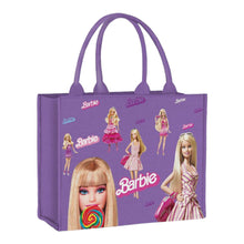 Load image into Gallery viewer, Barbie Edition - Custom Stripe Canvas Tote Bag
