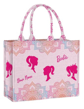 Cargar imagen en el visor de la galería, Barbie Edition - Custom Stripe Canvas Tote Bag
