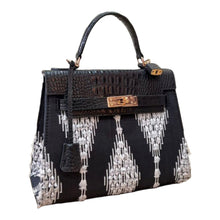Load image into Gallery viewer, Inabel Croco Leather Kelly Bag
