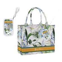 Lataa kuva Galleria-katseluun, Custom Stripe Canvas Bag with Hand Sanitizer
