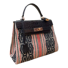 Load image into Gallery viewer, Inabel Croco Leather Kelly Bag
