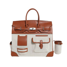 Cargar imagen en el visor de la galería, 40cm Men's Canvas Travel Bag Travellers Hat Boutique
