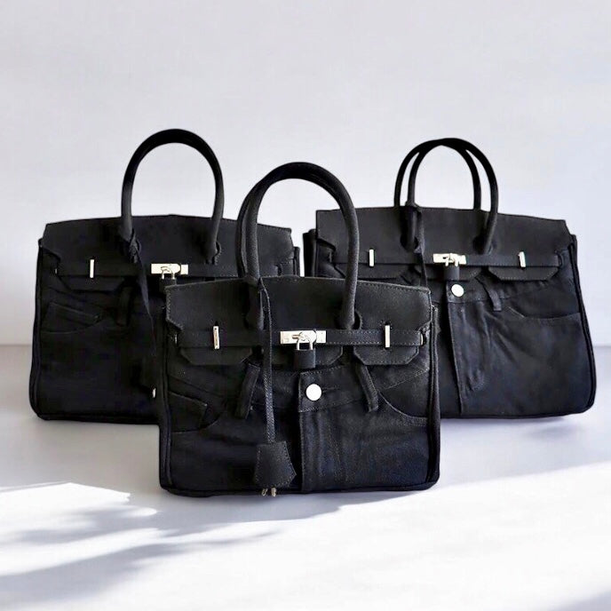 Birkin Denim Bag