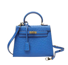 Carica l&#39;immagine nel visualizzatore di Gallery, Ostrich Handbag with Initials
