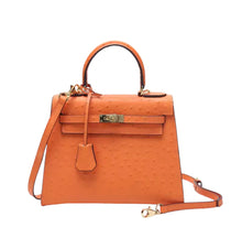 Carica l&#39;immagine nel visualizzatore di Gallery, Ostrich Handbag with Initials
