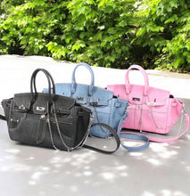 Load image into Gallery viewer, Denim Birkin Leather Chain Bag - WHOLESALE
