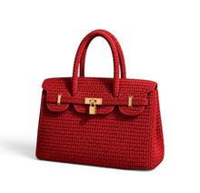 Carica l'immagine nel visualizzatore di Gallery, Crochet Birkin Red
