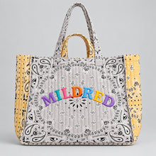 Load image into Gallery viewer, Bandana Quilted Tote Bag
